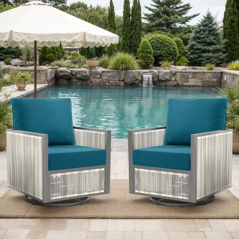2 Pairs 6 Inch Seat Back Cushion for Chair, Sofa