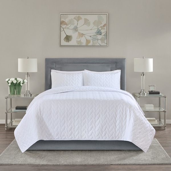 Madison Park Addie Reversible Coverlet Set. Opens flyout.