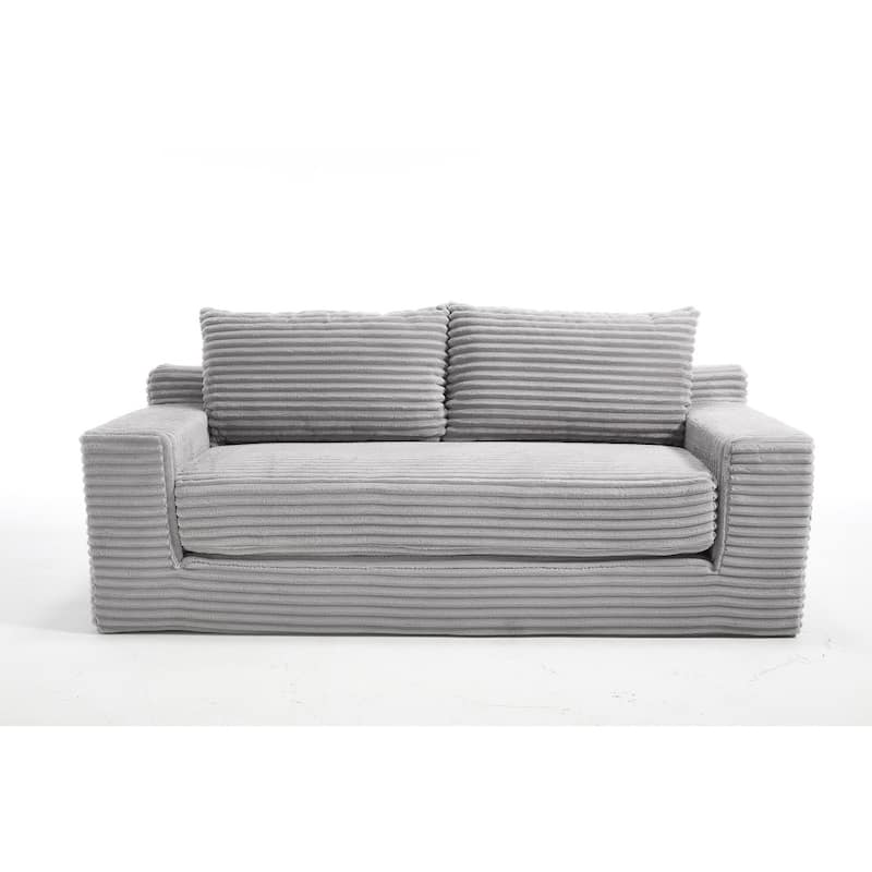 Sofa 70-in Casual Gray 2 -seater Loveseat - 8' x 10'