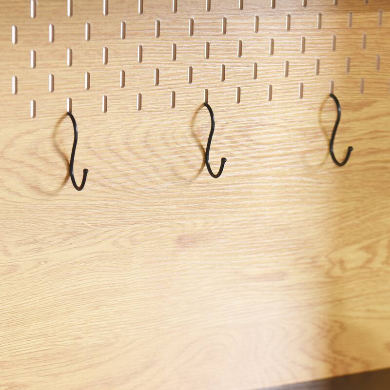 Buffet Sideboard Coffee Bar Cabinet with Power Outlet