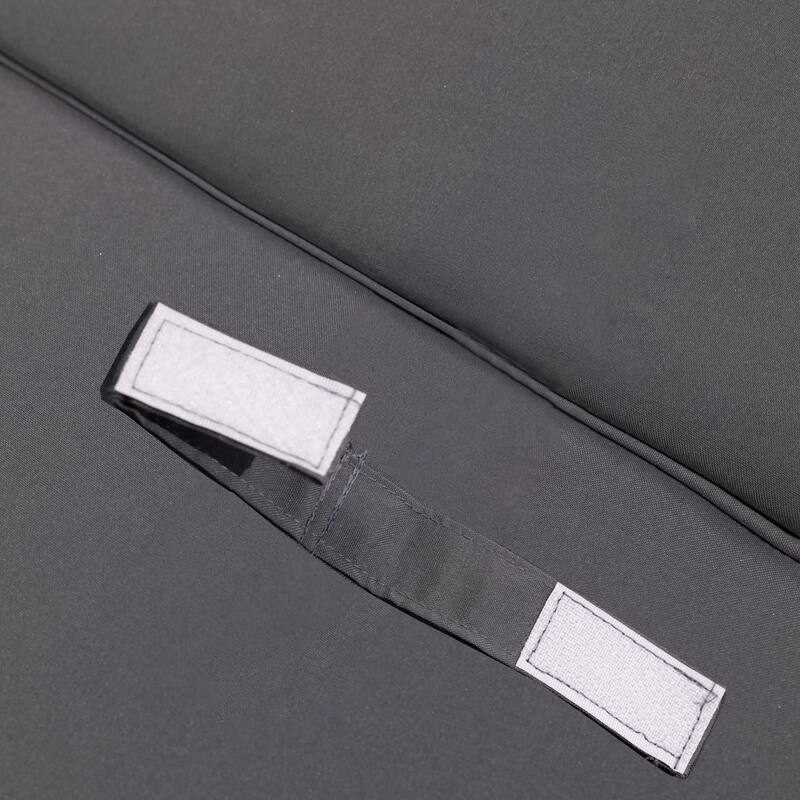 Christopher Knight Home - Modern Outdoor Acacia Wood Tri-Fold Chaise Lounge with Rope Accents & Water-Resistant Foam Headrest