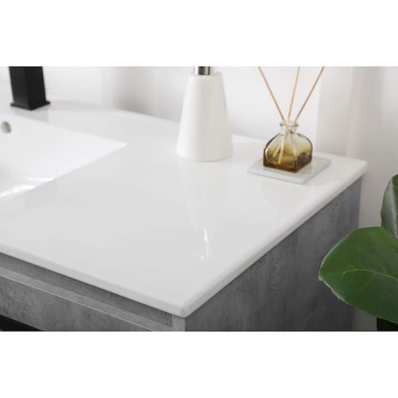 Drift 36 - 48 Inch Single Bathroom Vanity - 48 Inches - Concrete Grey