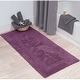 preview thumbnail 26 of 44, Bath Mat - 60x24-Inch Plush Cotton Bathroom Runner by Windsor Home Purple
