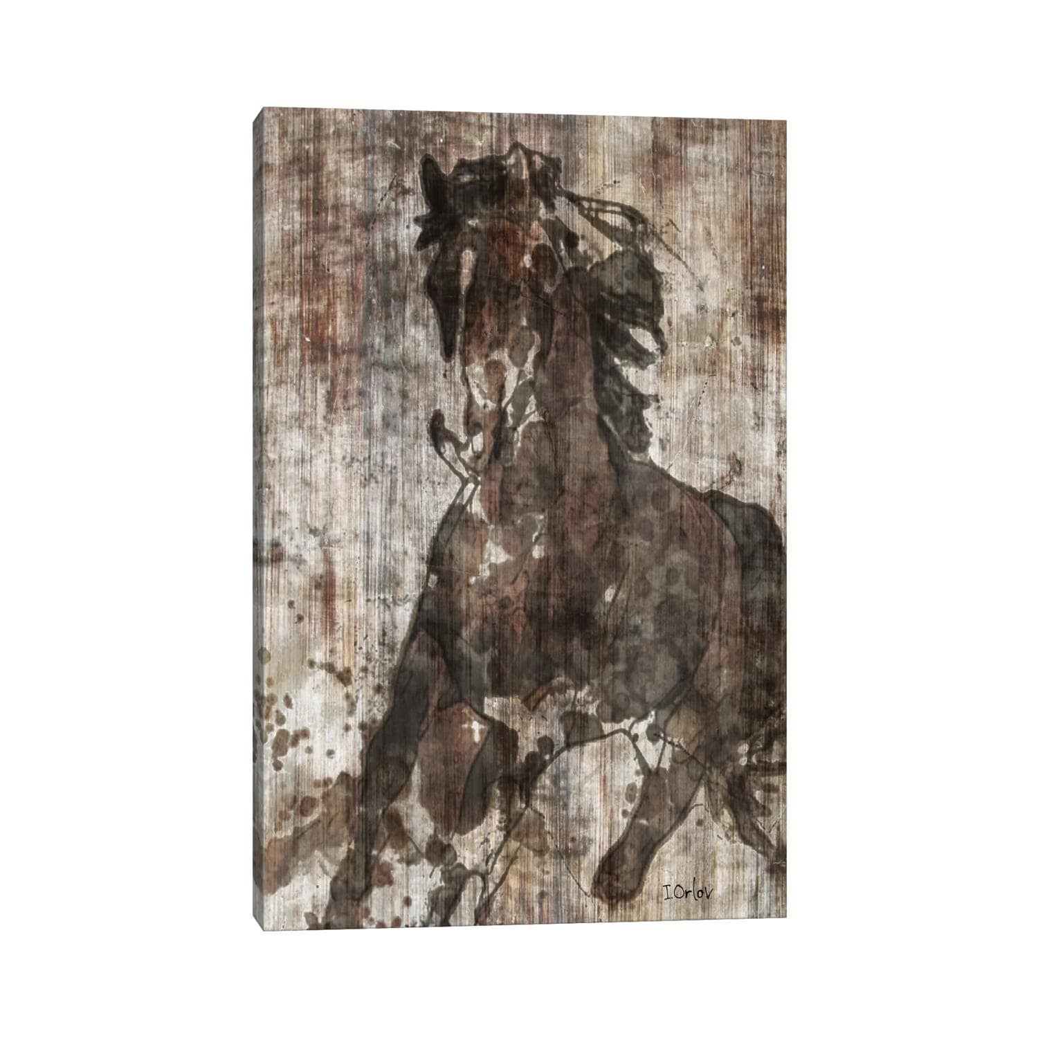 iCanvas "Galloping Horse" by Irena Orlov Canvas Print