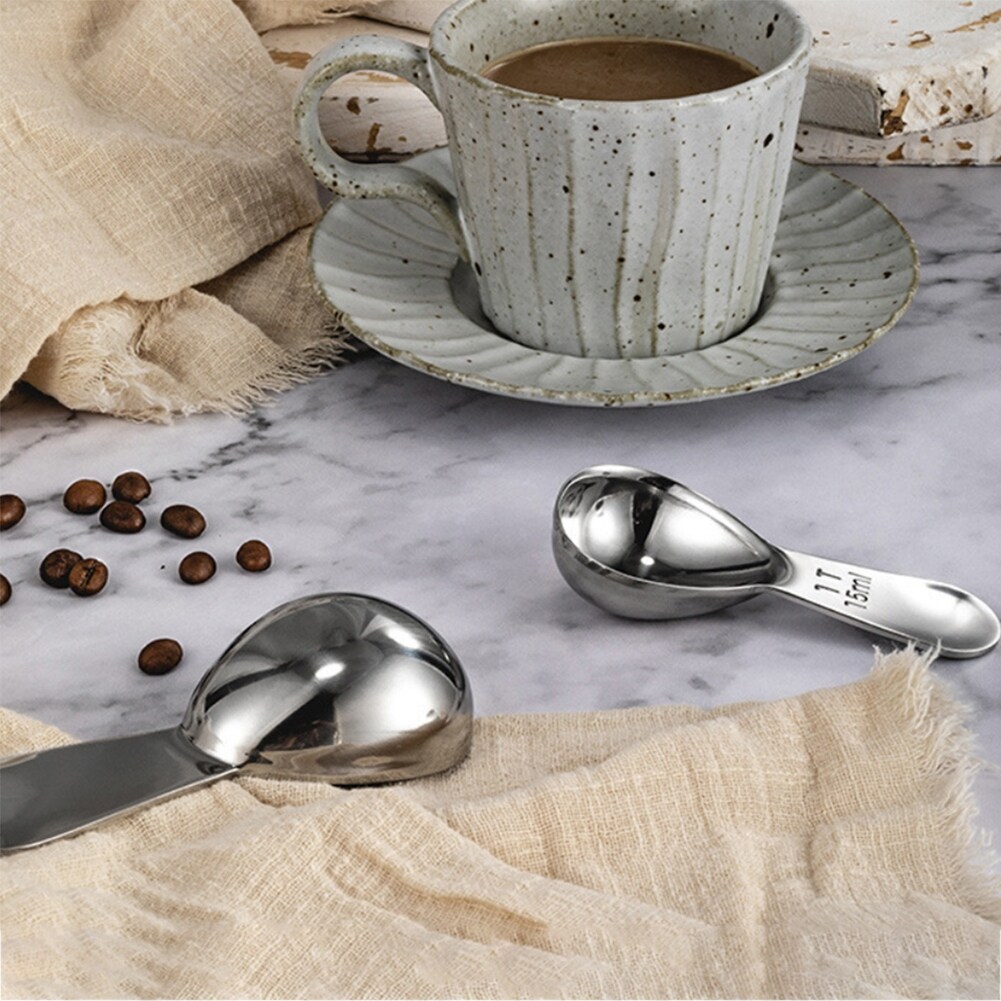 Silver 15 Gram Long Handle Measuring Spoon, For Protein Powder, Steel