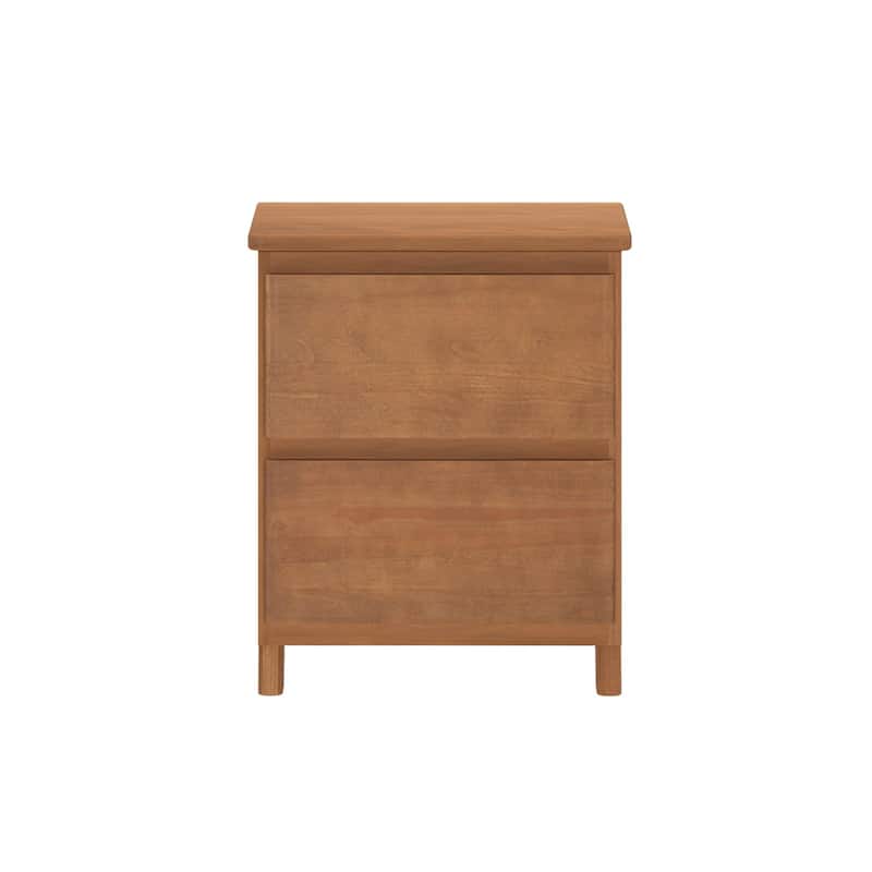 Max and Lily Farmhouse Nightstand with 2 Drawers