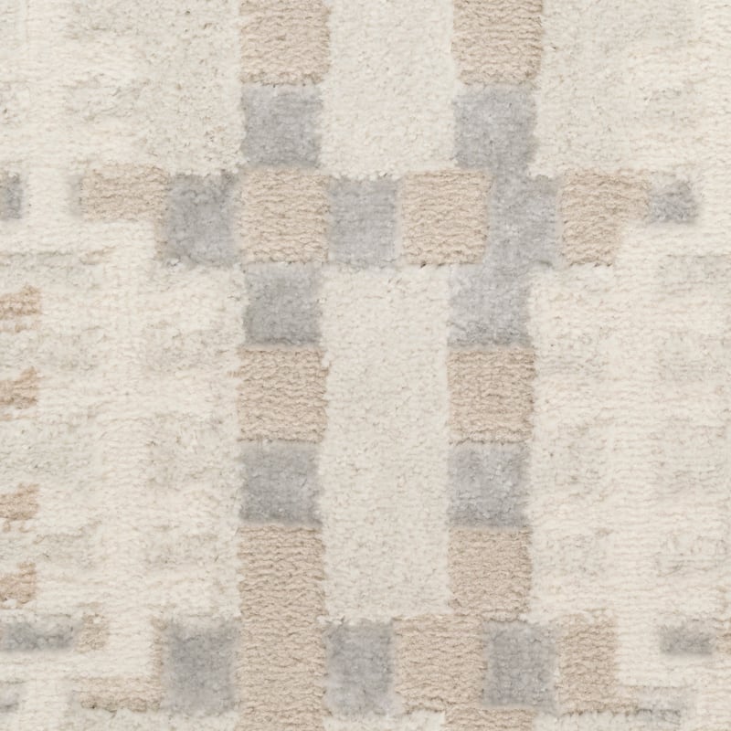 Nourison Nordic Indoor only Grey Geometric Area Rug
