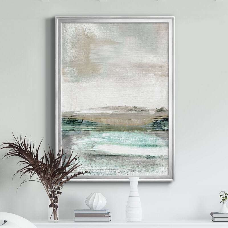 Summer Teal I Premium Framed Print - Ready to Hang