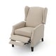 preview thumbnail 31 of 59, Wescott Wingback Pushback Recliner by Christopher Knight Home