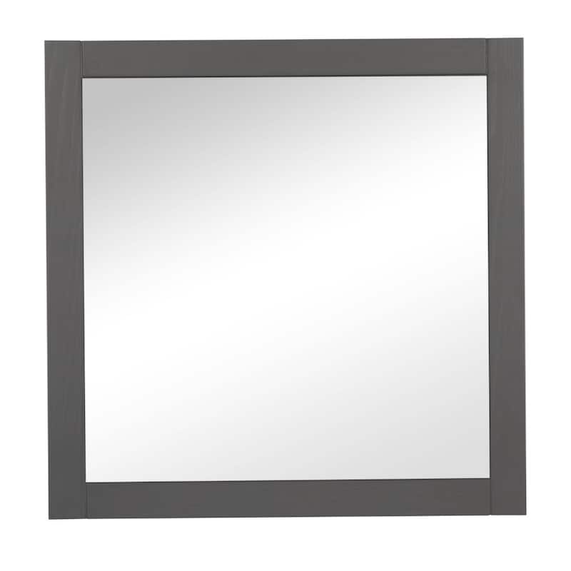 Mirror For Bath Vanity Woodmix Collection - 26" - Grey/Silver - 26