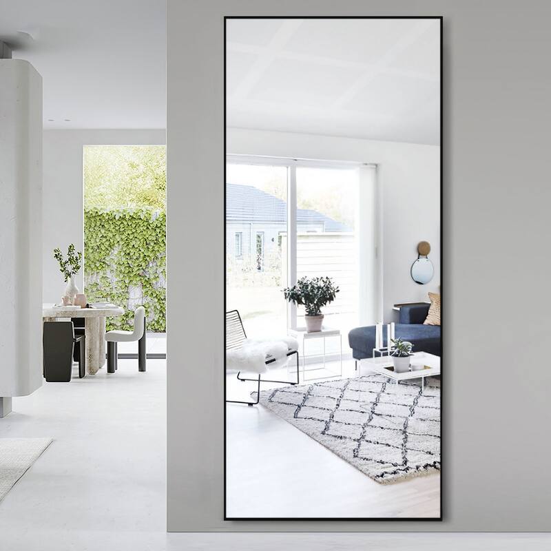 Oversized Metal framed Full Length Floor Wall Mirror