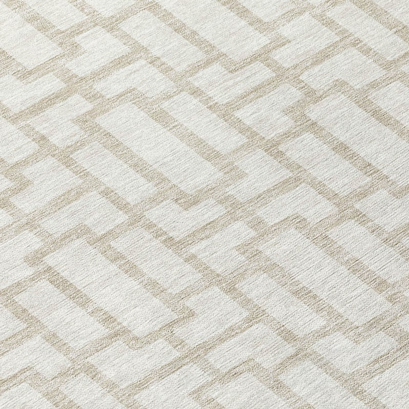 Machine Washable Indoor/ Outdoor Chantille Contemporary Geo Rug