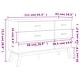 preview thumbnail 4 of 3, vidaXL Drawer Cabinet OLDEN White and Brown Solid Wood Pine