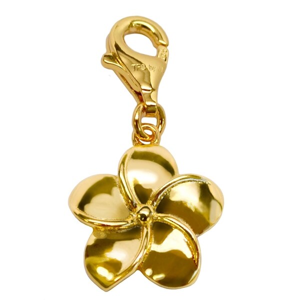 Julieta Jewelry Plumeria Flower Clip-On Charm