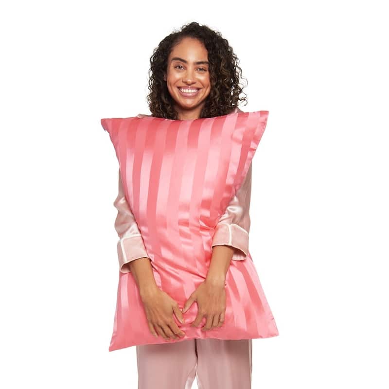 MYK Striped Mulberry Silk Pillowcase