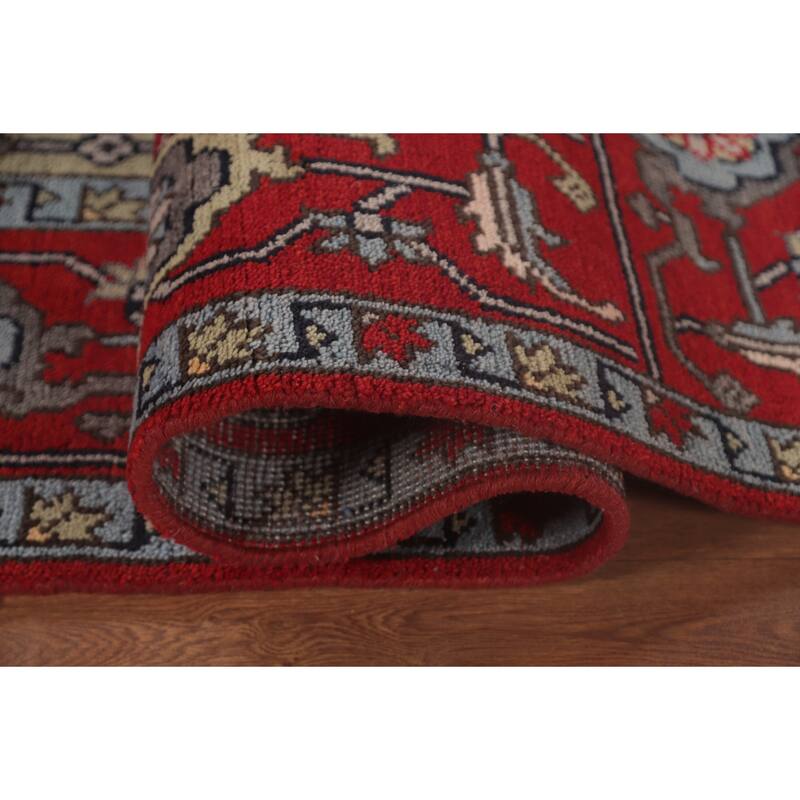 Animal Pictorial Ziegler Area Rug Hand-Knotted Wool Carpet - 7'11" x 9'10"