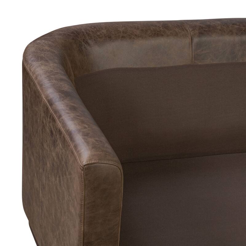 Poly & Bark Toscano 89" Sofa in Brown Stone