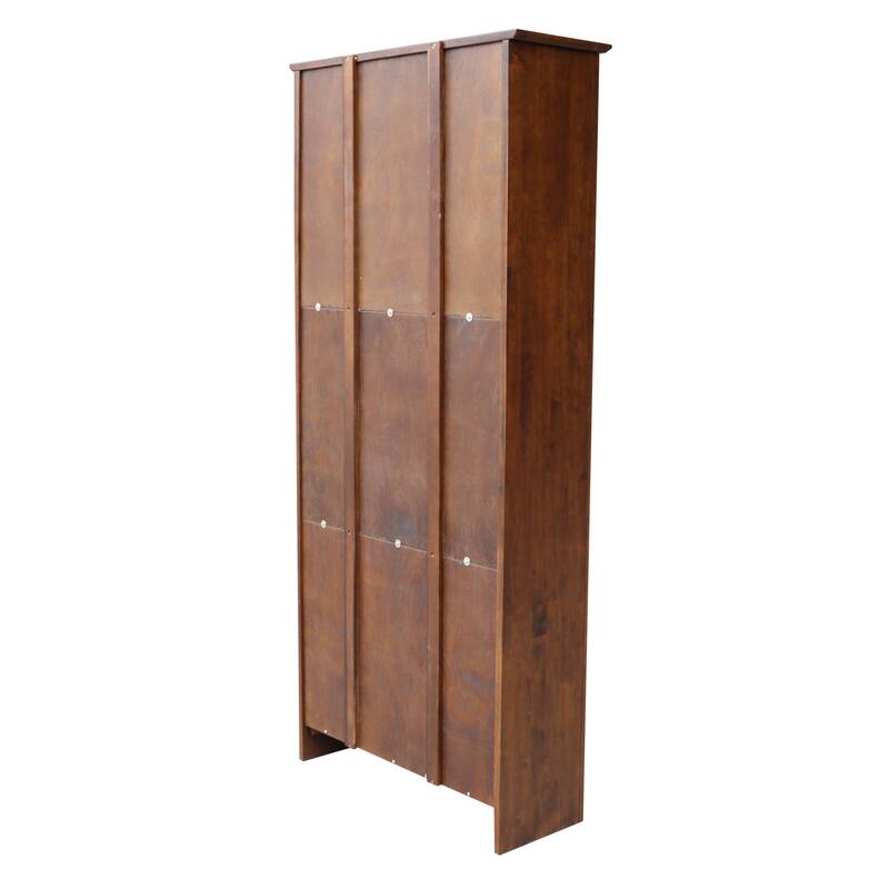 International Concepts Solid Wood Shaker Bookcase