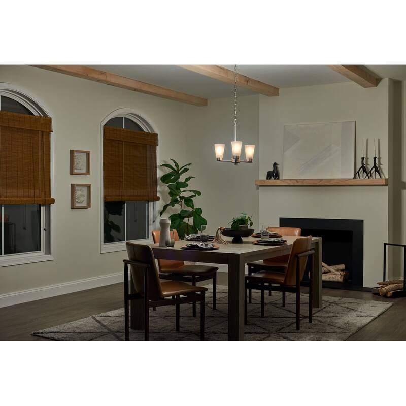 Kichler 52435 Stamos 3 Light 18" Wide Chandelier