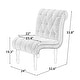 preview thumbnail 2 of 3, Armless Accent Upholstered Lounge Chair Slipper Chair for Bedroom Living Room