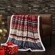 preview thumbnail 69 of 183, Indigo Hill by HiEnd Accents Campfire Sherpa Fleece Throw, 1PC or 3PC