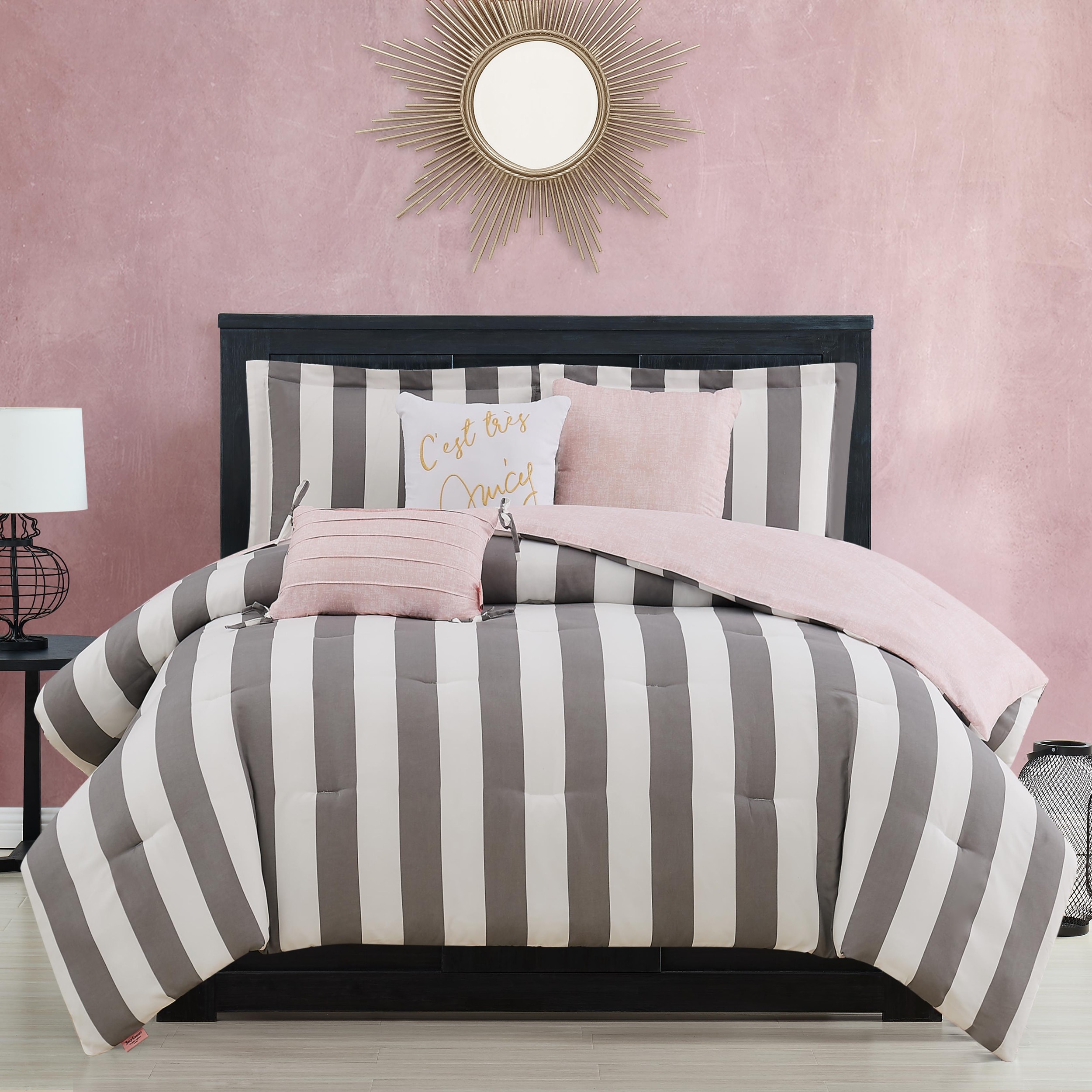 Juicy Reversible Cabana Stripe Bedding Set