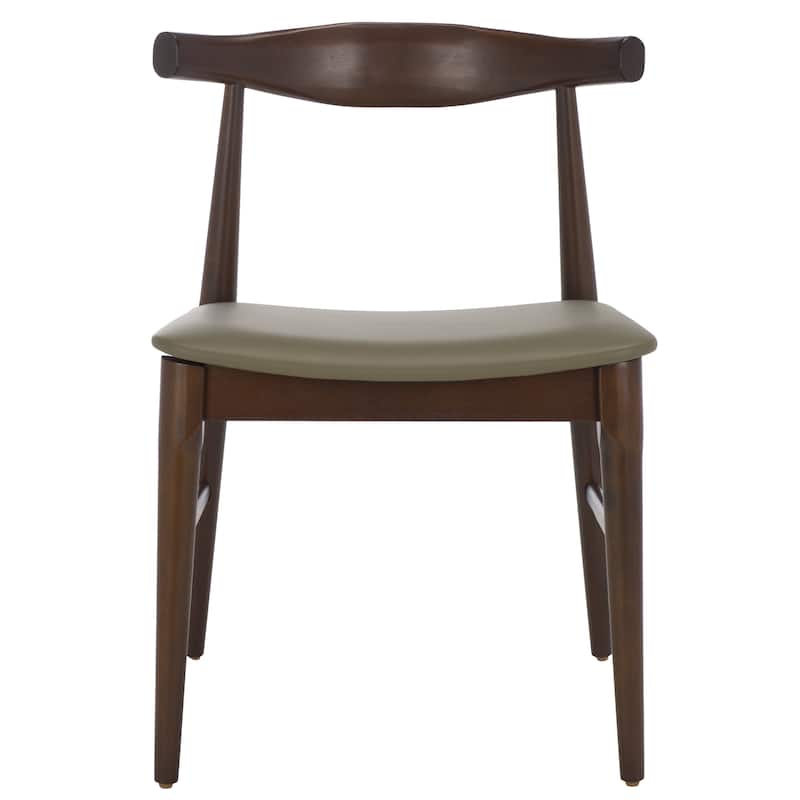 SAFAVIEH HOME Elbow Dining Chair (Set of 2) - 21"W x 19"D x 30"H