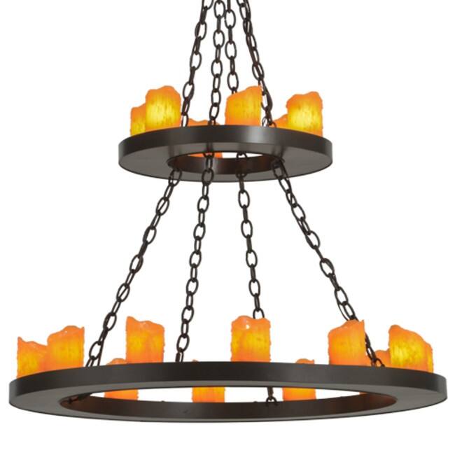 Meyda Tiffany 69636 Loxley 18 Light 36" Wide Pillar Candle Style