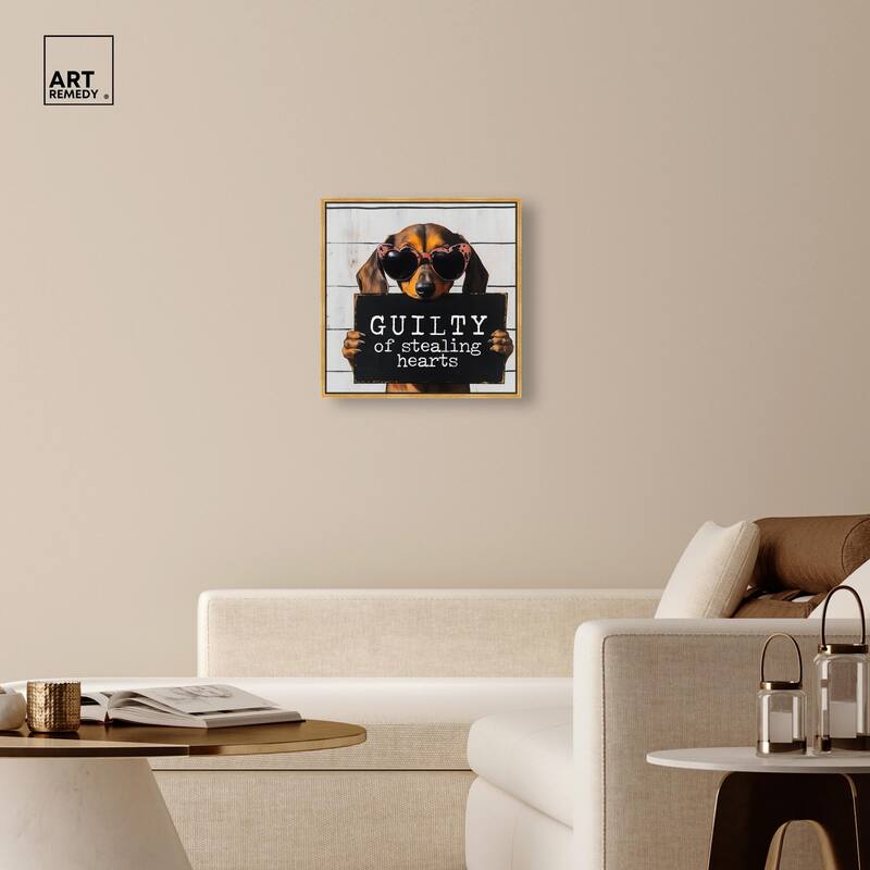Guilty of Stealing Hearts Canvas by Art Remedy