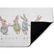 preview thumbnail 2 of 7, Stupell Minimal Happy Easter Bunnies Printed Outdoor Door Mat, design by Leah Straatsma, 18"x30"