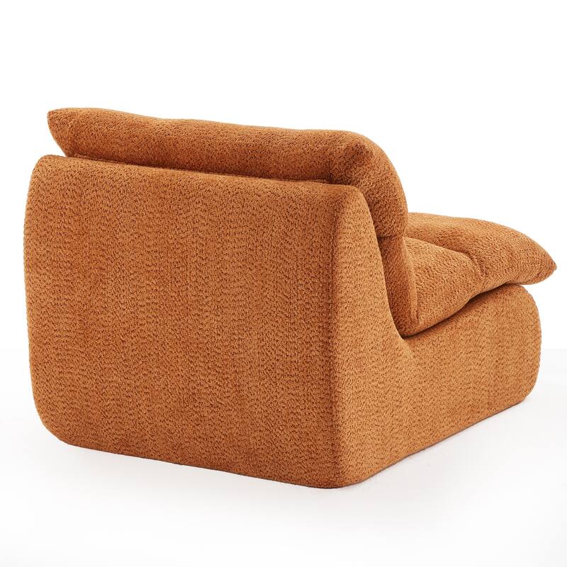 Upholstered Accent Sofa, Modern Armchair with Soft Cushioned Seat, Stylish Sofa for Living Room, Bedroom, or Office