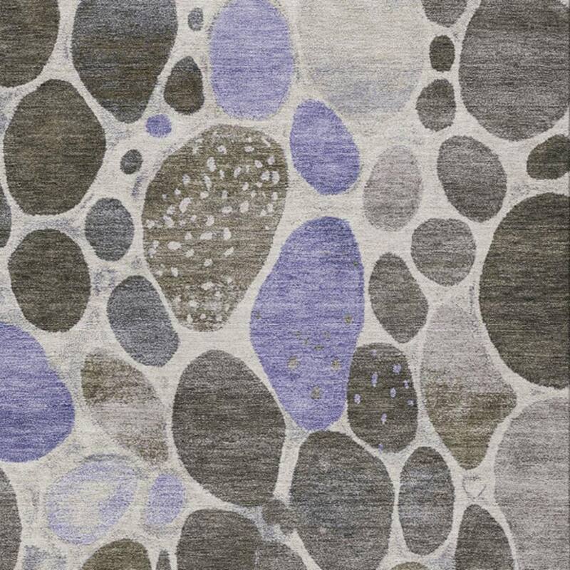 HomeRoots Geometric Transitional Rectangle Outdoor Rug
