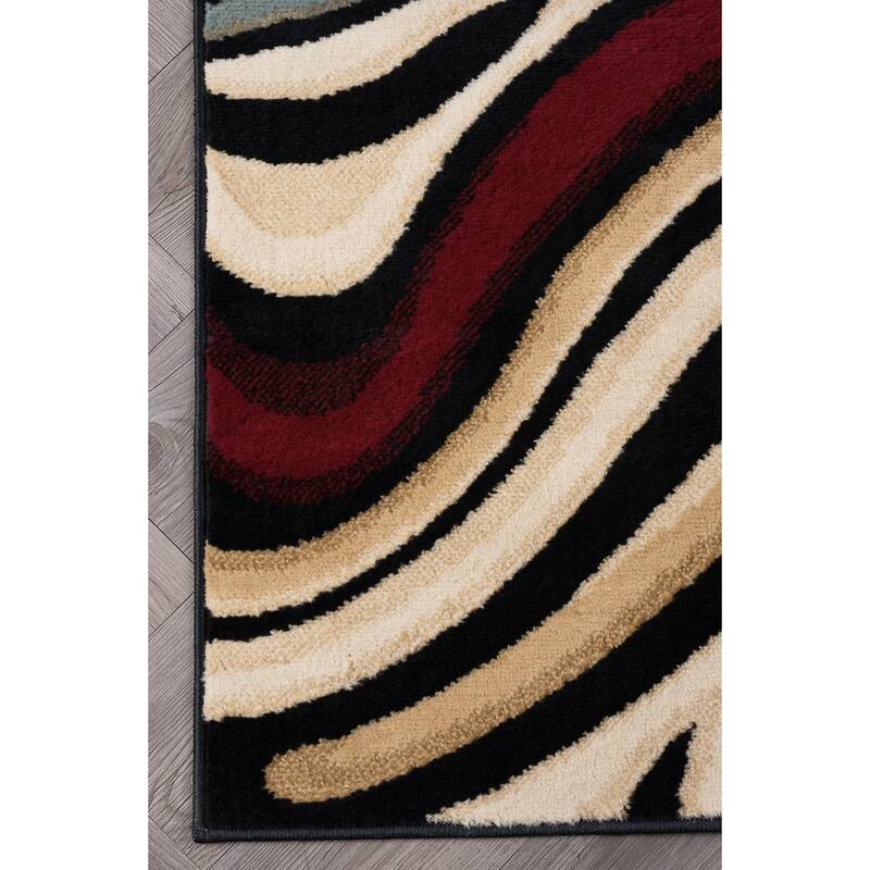 Lagoon Modern & Contemporary Abstract Indoor Area Rug