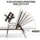 preview thumbnail 10 of 62, Set of 4 Lounge Chairs Outdoor Chaise Lounge with Arms and Adjustable Back