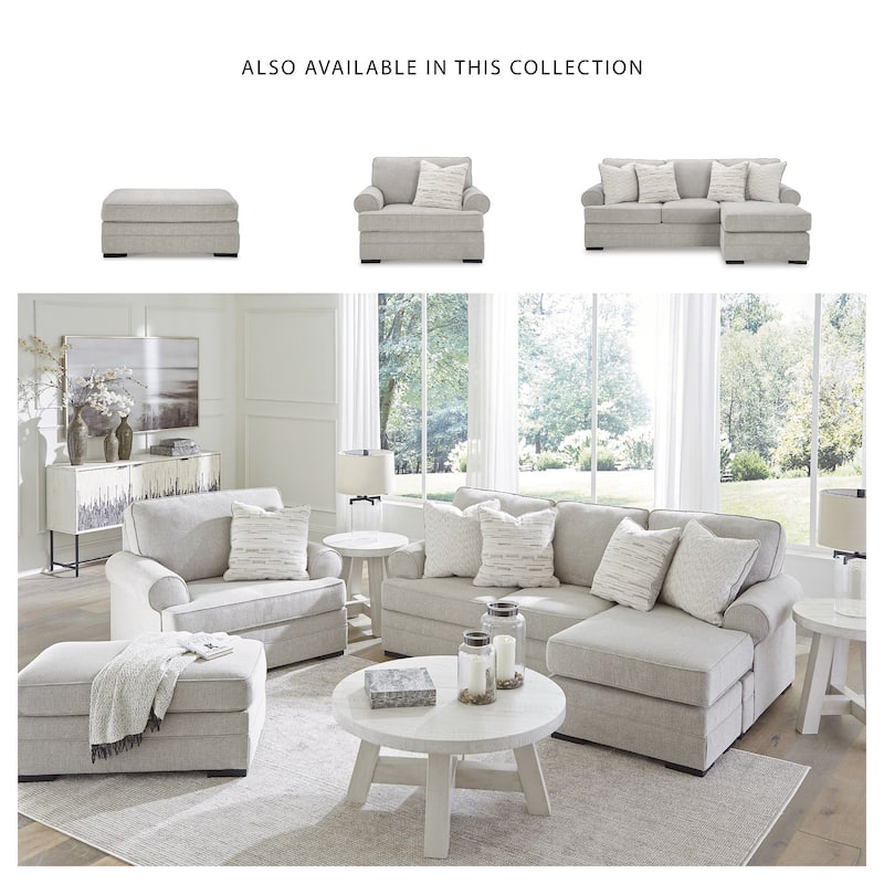 Signature Design by Ashley Eastonbridge Gray Oversized Chair - 52"W x 40"D x 39"H