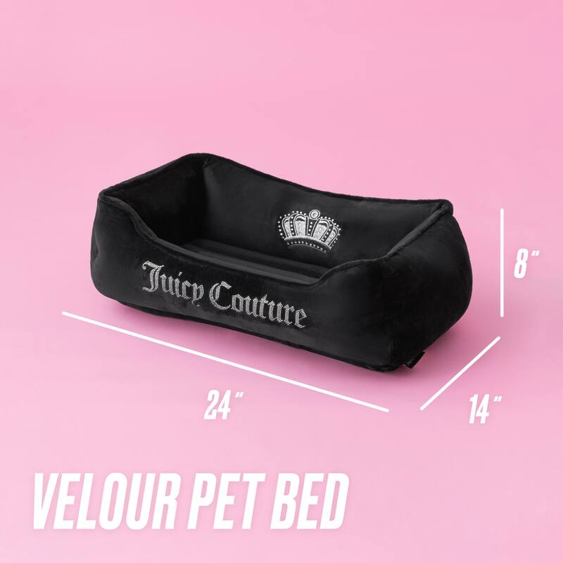 Juicy Couture Bling and Crown Pet Bed