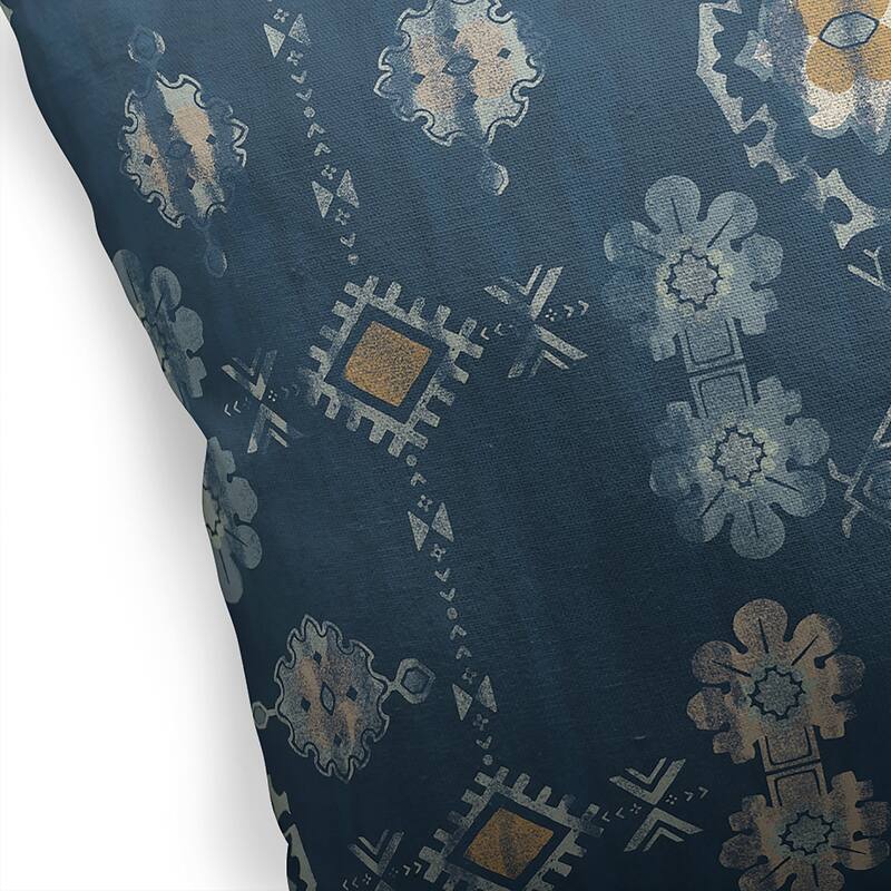 EZRA DARK BLUE Accent Pillow By Kavka Designs Bed Bath & Beyond