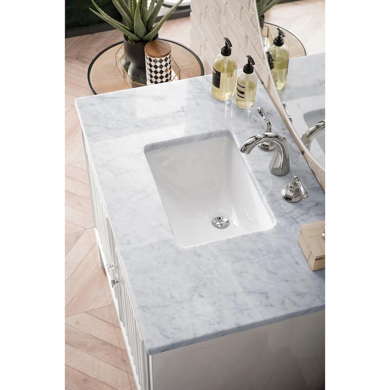 James Martin Vanities Athens 36" Single Vanity Cabinet, Glossy White