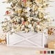 Christmas Tree Skirts and Collars that Match PE&PVC Christmas Tree (with Lights)
