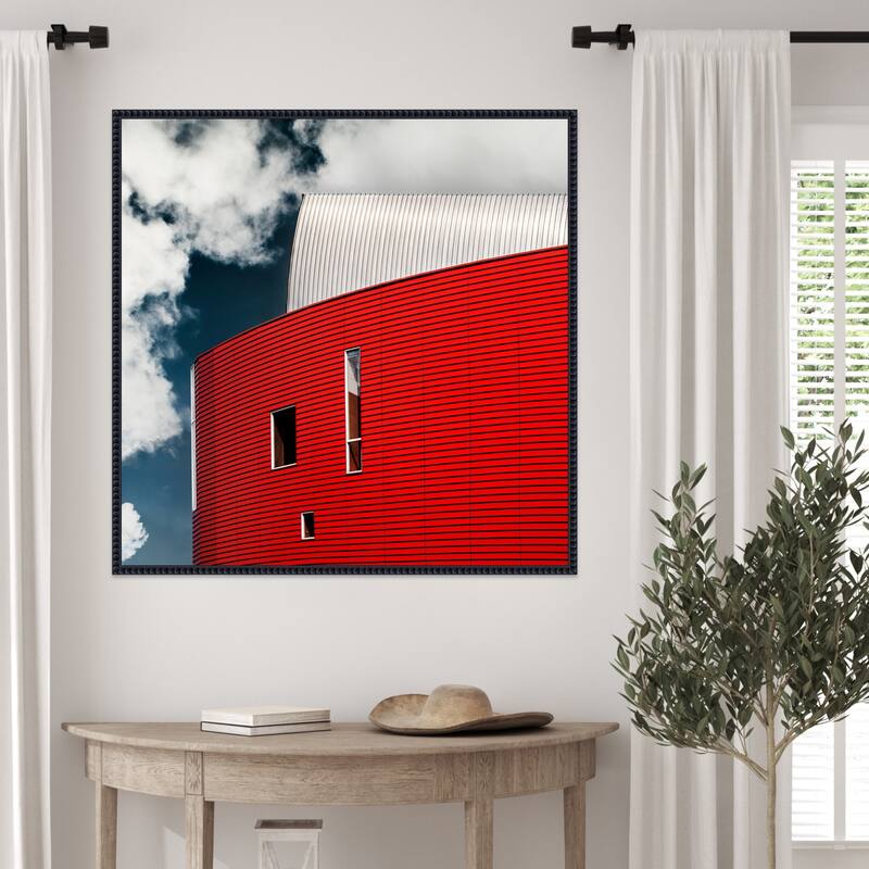 Wonderful Windows by Gilbert Claes Framed Canvas Wall Art Print