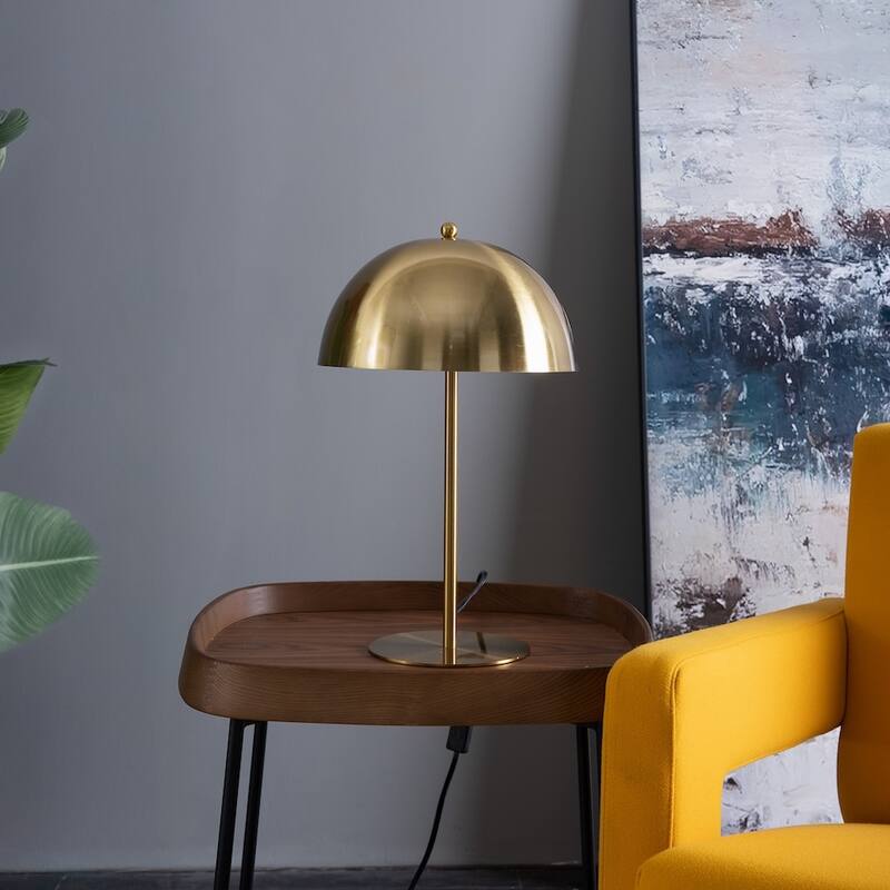 Firenze Gold Dome Table Lamp with Sleek Design