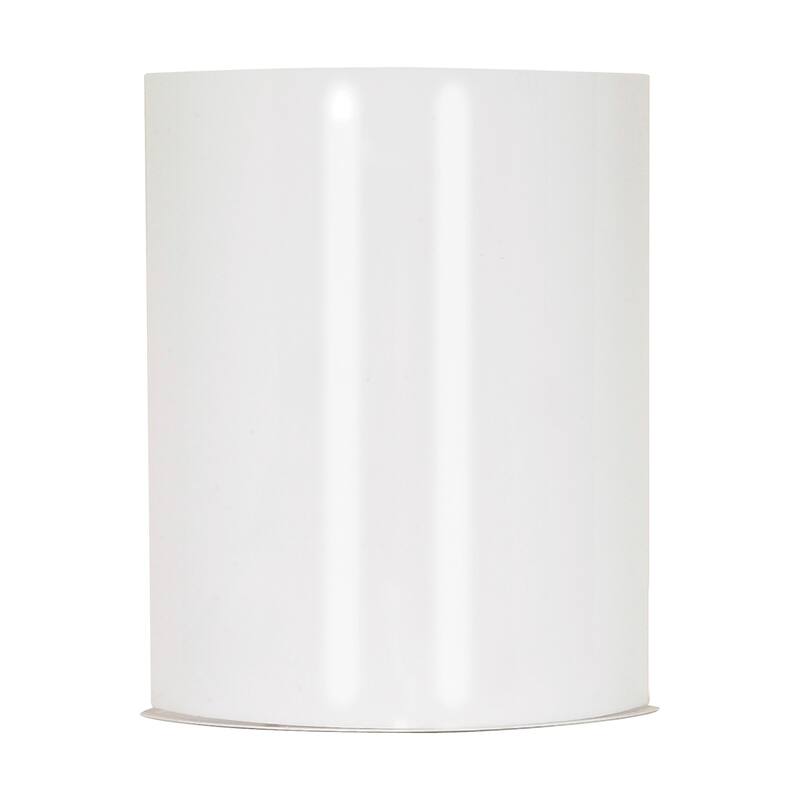 Crispo LED 9 inch Wall Sconce White Finish CCT Selectable 3K/4K/5K