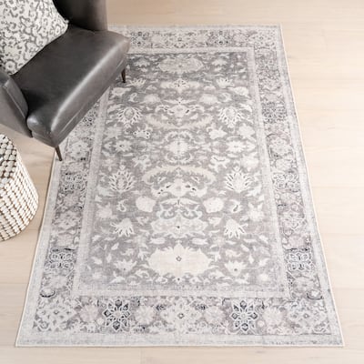 Nuloom Florrie Medallion Machine Washable Area Rug