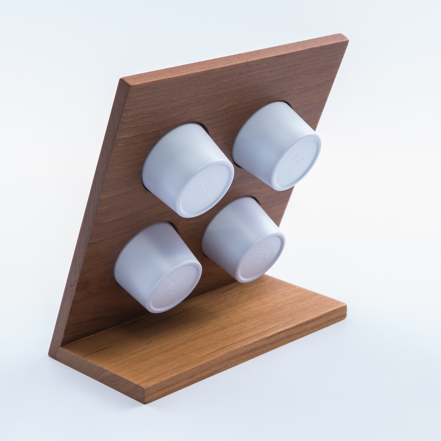 HomeRoots Free Standing 6.00 " Wood Coffee Storage & Accessories - 6.00 in. x 7.00 in. x 3.00 in.
