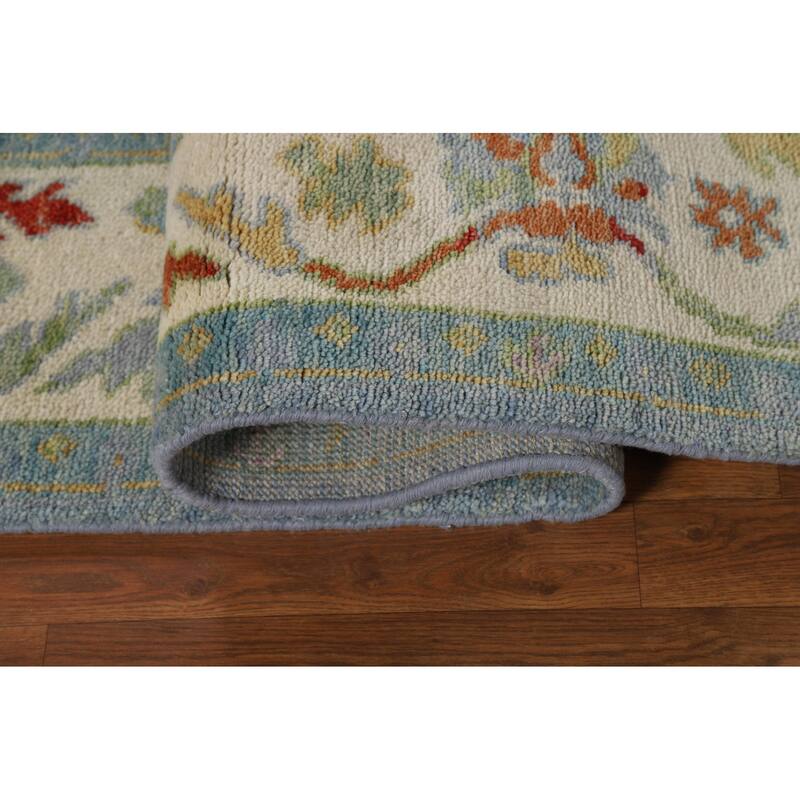 Oushak Oriental Area Rug Handmade Wool Carpet - 7'11"x 9'11"