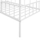 preview thumbnail 8 of 13, White Twin Size Metal House Bed Frame with Slatted Support No Box Spring Needed for Kids, Bedroom