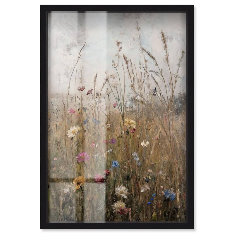Field of Forgotten Dreams I Shadowbox by Art Remedy - Black - 24" x 36"