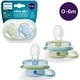preview thumbnail 1 of 0, Ultra Air Pacifier 2 Pack for 0 to 6 Months Silicone