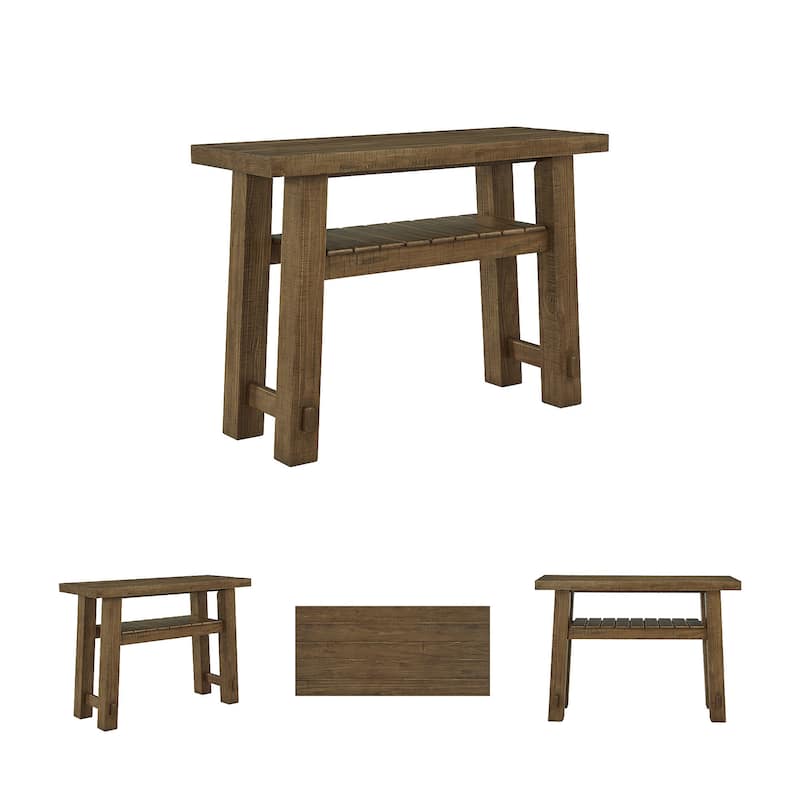 Signature Design by Ashley Mackifeld Brown/Beige Sofa Table - 48" W x 18" D x 33.25" H