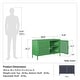 preview thumbnail 10 of 16, The Novogratz Channing 2 Door Wide Metal Storage Cabinet